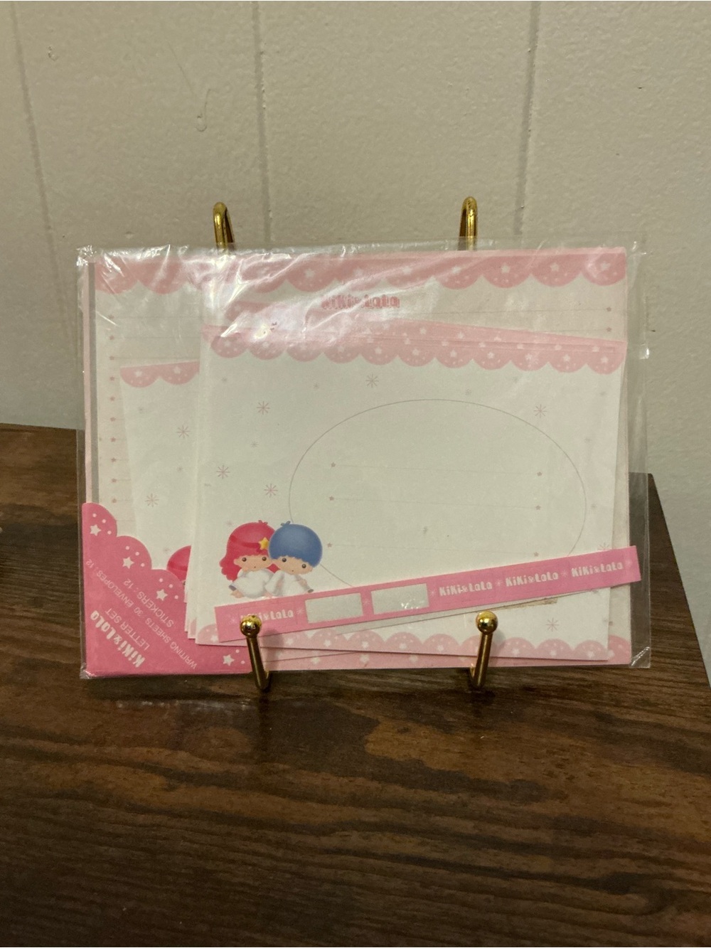 Vintage 1998 Sanrio Little Twin Stars Kiki Lala Letter Set Stationery Incomplete